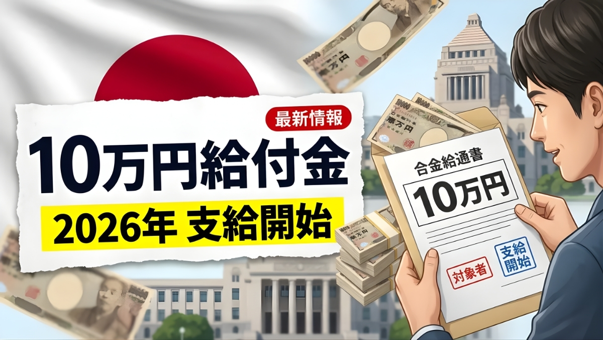 10万円給付金2026速報